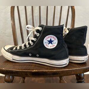 Converse Black High Top Sneakers